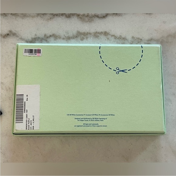 Off-White Black and Purple Card Holder - Picture 9 of 13